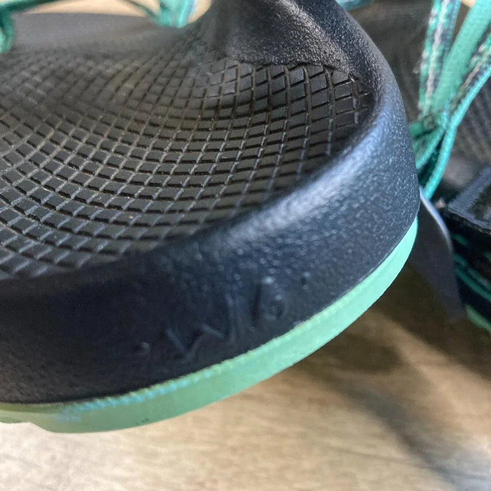 Chaco ZX/3 Classic Sandals Womens Sz 6 Light Teal Green Blue Water Hiking Shoes - Picture 8 of 8